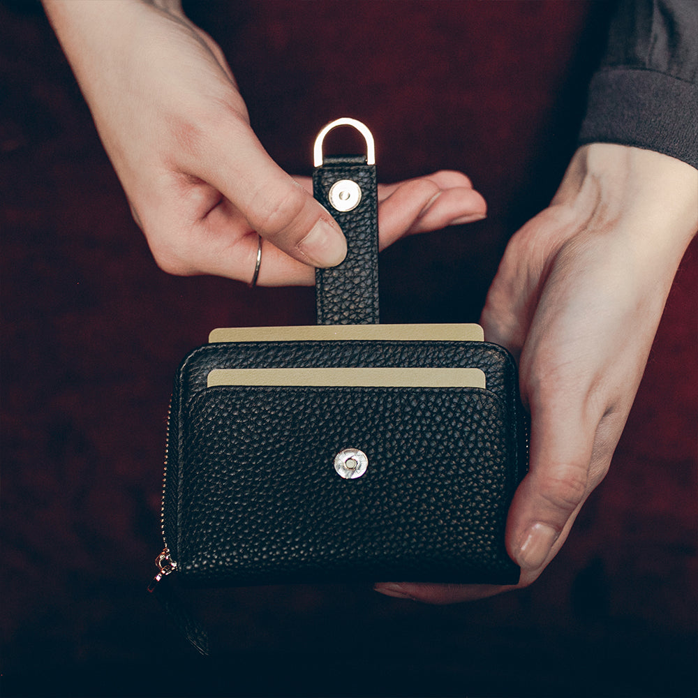 Stylish woman's elegantly crafted choice