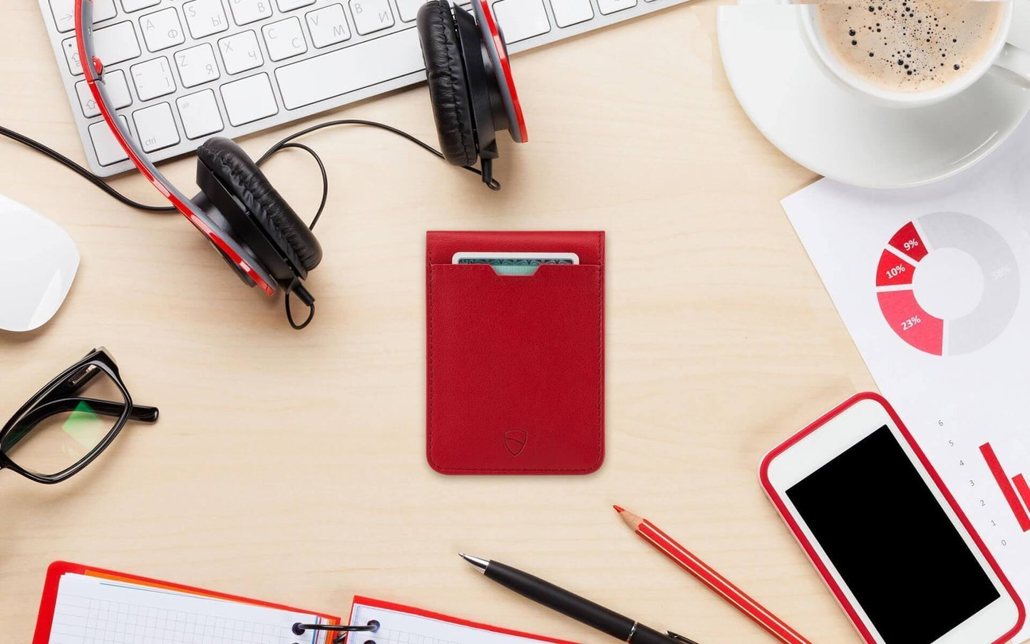 Durable Manhattan leather wallet with stylish appeal