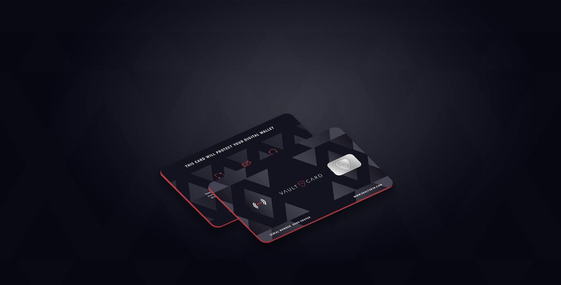 VAULTCARD RFID Blocking Card, NFC protection, secure credit cards