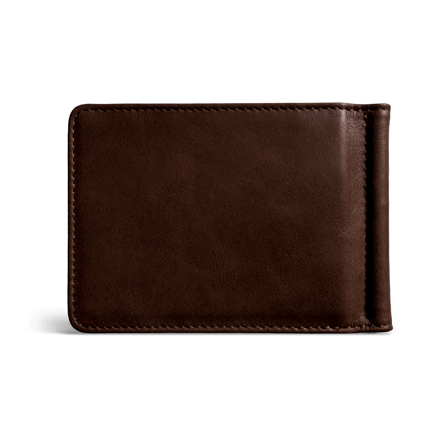 Vaultskin BROMPTON brown wallet – rear view of elegant and compact design for men and women